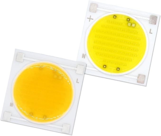 AC220V 12W 15W 20W Ceramics COB LED Bulbs Chip 30W 50W Lamp Smart IC Chip for Outdoor FloodLight DIY Warm White(Cold White 6500K,220V 15W)