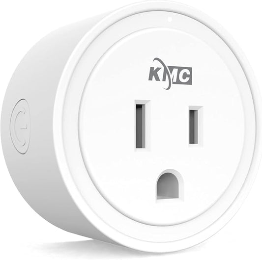 KMC Smart Plug Mini 12-Pack, Wi-Fi Outlets for Smart Home, Remote Control Lights and Devices from Anywhere, No Hub Required, ETL Certified, Works with Alexa and Google Home