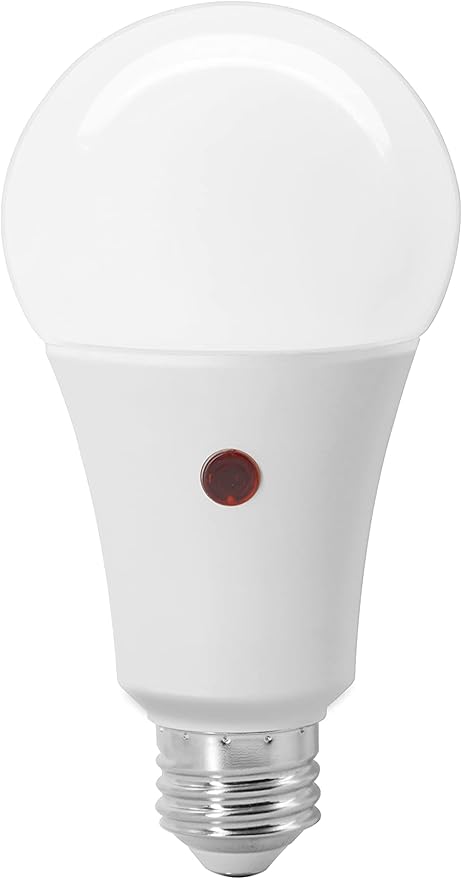 Sylvania Dusk to Dawn A21 LED Light Bulb with Auto On/Off Light Sensor, 100W=13W, 1500 Lumens, 5000K, Daylight - 6 Pack (41293)