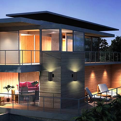 Dusk to Dawn Outdoor Wall Sconce, Waterproof Exterior Light Fixture