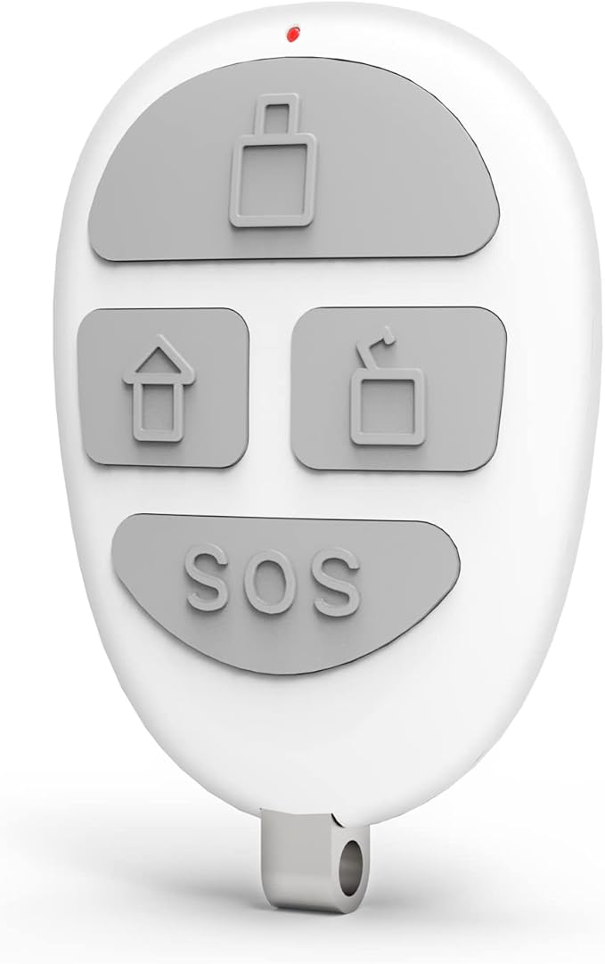 Wireless Remote Control Working with YISEELE WiFi Alarm System (YX-800), White