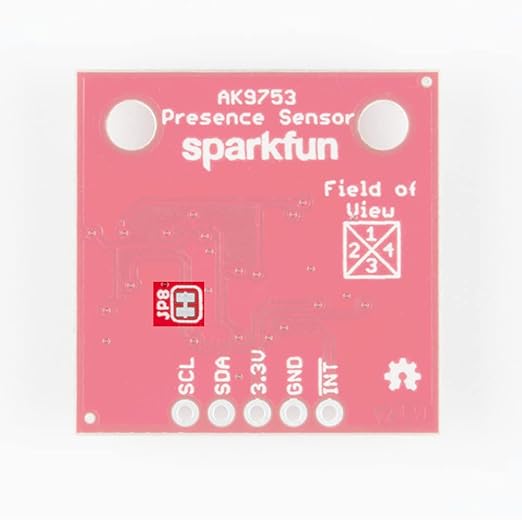 SparkFun Human Presence Sensor Breakout - AK9753 (Qwiic) - 4-Channel Nondispersive Infrared Detector Tell which Direction a Person is Moving 16-bit Digital Value Four sensors Voltage 1.7V to 3.3V PIR