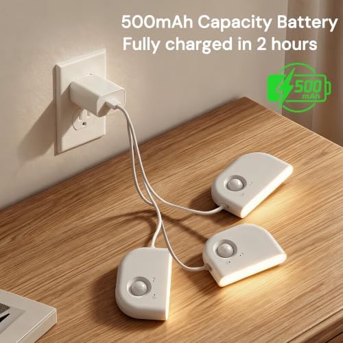 L LOHAS LED Motion Sensor Night Light, Stair Lights Indoor, 3 Pack