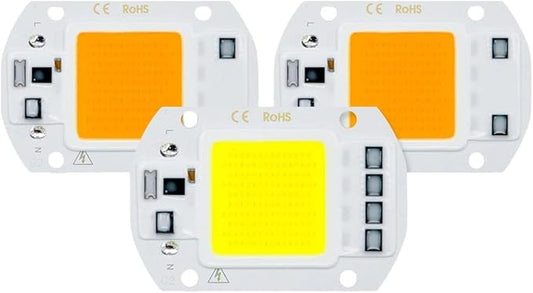 Cob Chip Led Lamp 220V 10W 20W 30W 50W Smart Ic No Need Driver Lampada Led Bulb Lamp for Flood Light Spotlight DIY Lighting