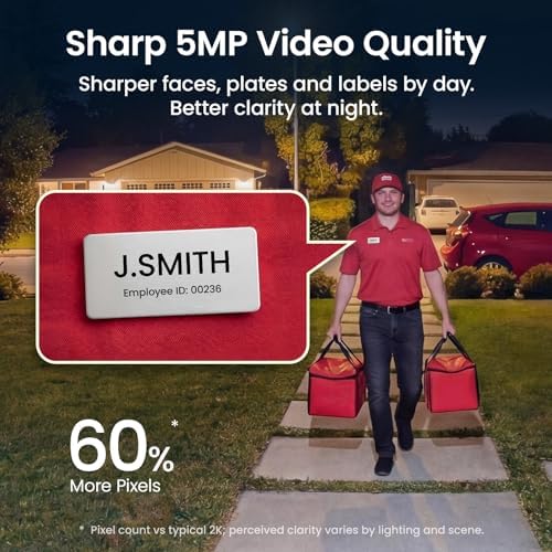 aosu 5MP Ultra HD Wireless & Wired Video Doorbell Camera