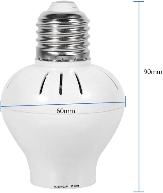 E27 Lamp Socket Adapter Converter Holder Ac 100 240V Motion Sensor LED Light Bulb Switch Socket Lamp Holder for LED Bulbs and LED Energy Saving Smart Bulb