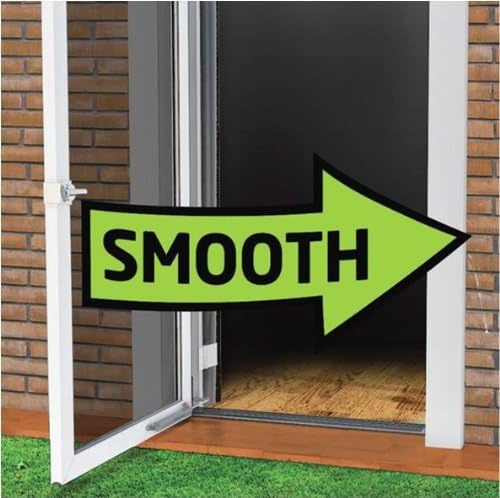 Touch 'n Hold Smooth Door Closer - Single Kit (Cranberry) - Standard-Duty Door Closer with Touch-Button Hold Open Feature & Smooth Closing Motion – for (Medium & Lightweight) Storm, Screen Doors.