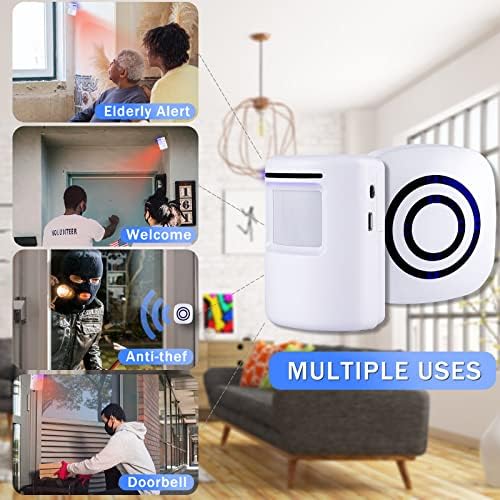Motion Sensor Alarm System, Wireless Home Security Driveway Alarm Indoor
