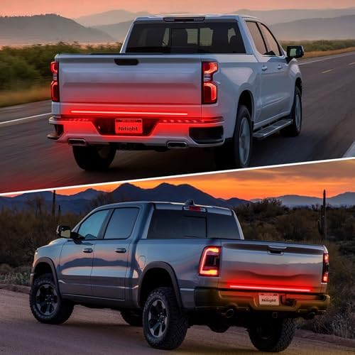 Nilight Truck Tailgate Light Strip 48" Quad Row 528 LED Strip