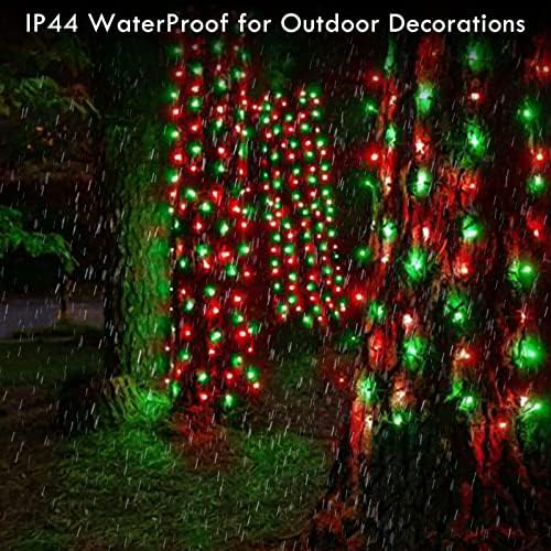 200 LED Connectable String Lights, 66FT Christmas Lights Outdoor Indoor