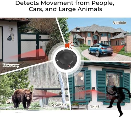 eMACROS Driveway Alarm Receiver Only, Sensor Required-Not Wrok for Pre-2022