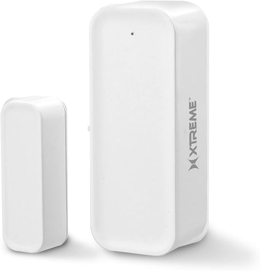Xtreme Smart Wi-Fi Window & Door Sensor, Wireless 2.4GHz Wi-Fi Door Sensor, No Hub Required, Instant Notifications, Remote Access, Smart Scenes, Battery Powered, App Compatible with Android & iPhone