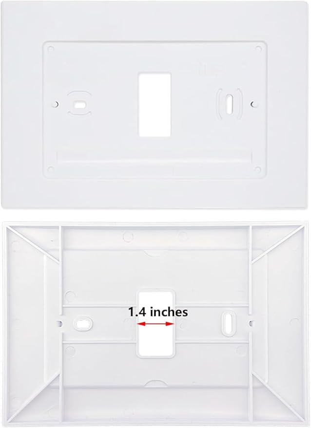 F61-2663 Wall Plate for Sen si Wi-Fi Programmable Thermostat,Hand Control, White (2)