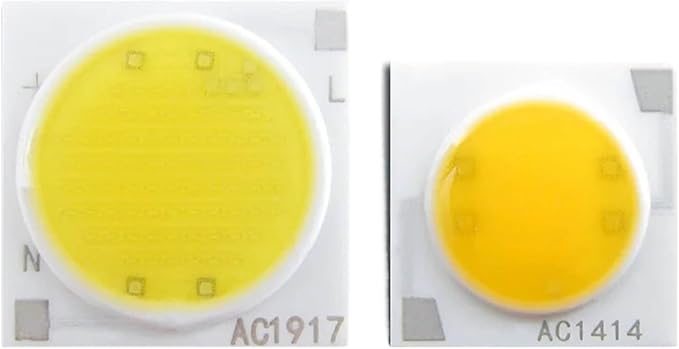 Ceramics Base LED COB Chip Bulb 3W 5W 7W 9W 12W 15W 20W 30W 50W AC220V Smart IC Diode for FloodLight Spotlight Downlight DIY LED(White 3000K,20W 1919MM)