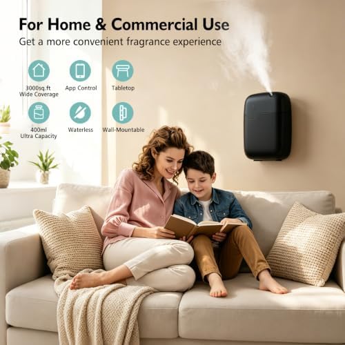 Waterless Essential Oil Diffuser Cold Air Scent Diffuser for Home Hotel