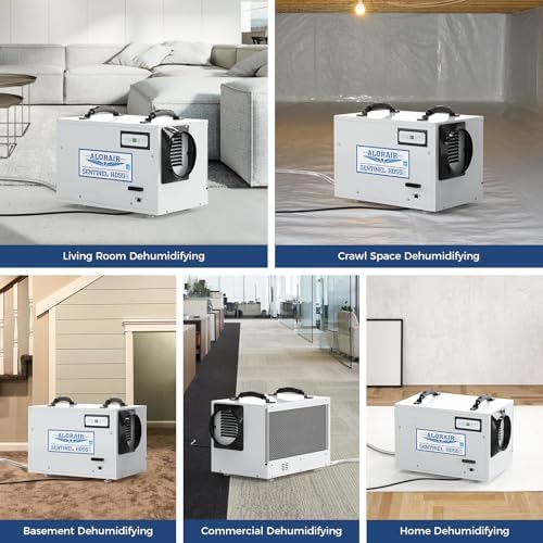 ALORAIR Smart Wi-Fi 120 Pints Energy Star Crawlspace Dehumidifier