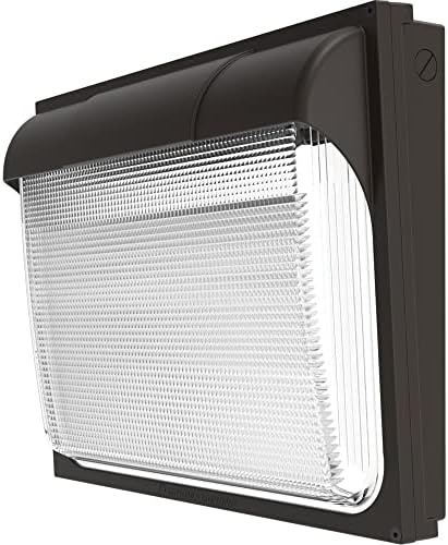 Lithonia Lighting TWPX3 LED ALO 50K MVOLT DDBTXD Outdoor LED Wallpack with Adjustable Light Output, 4000K, MVOLT, Polycarbonate Lens, Textured Bronze