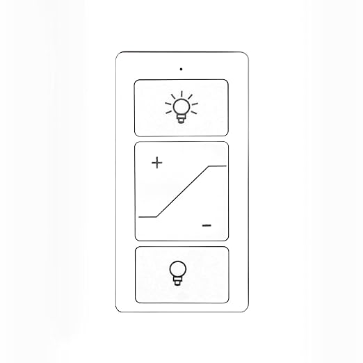 Nexete Light Remote Switch, Dimmer Switch Mini Remote Control (1x Switch no Include Receiver)