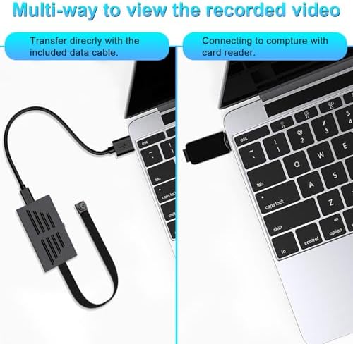 Amyway Mini Video Cameras 1080P Portable Nanny Video Loop Recorder with Motion Detection Security Cameras for Outdoor Home Office Security(No WiFi Function) (64GB)