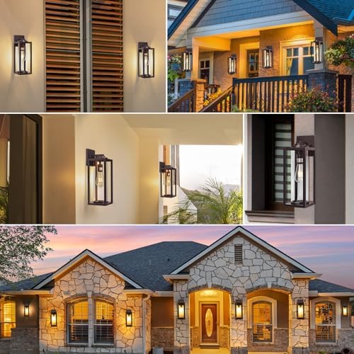 FILIYANO 16in Large Outdoor Wall Lights for House, Oil Rubbed Bronze,2 Pack