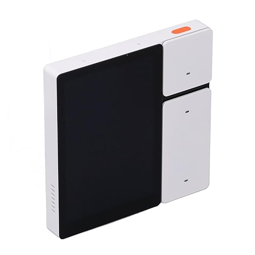 Smart Home Control Panel - 3.5 Inch Full Touchscreen in Wall Mini Scene Wall Switch Panel - 100-240V Interface for Lighting Cameras and Door Locks - Centralized Scene Management