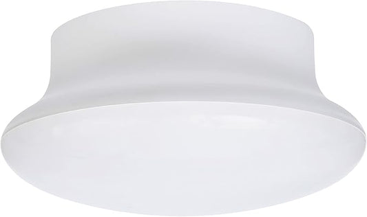 Sylvania Ultra LED Porcelain Ceiling Light Fixture, 60W = 9W, Non-Dimmable, Medium Base, 2700K, Soft White - 1 Pack (75080)