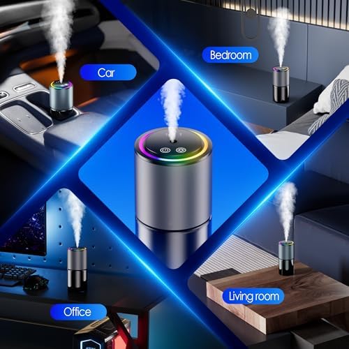 Car Air Freshener Refill, 150mL Large Capacity Lasts Up to 6 Months, Dedicated Perfume Refill, More Scents are Being Added Regularly, Machine not included (Cologne)