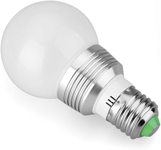 Superdream E27 3W RGB LED Light Bulb 16 Colors Changing Dimmable Multi Color LED Light with IR Remote Control for Home Decoration Bar Party KTV Mood Lighting (1 Pack)