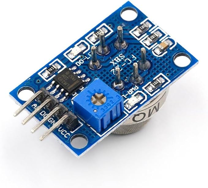 1Pc MQ135 MQ-135 Air Quality Sensor Hazardous Gas Detection Module for Arduino,Indoor Air Quality Meters,Airflow and Air Quality