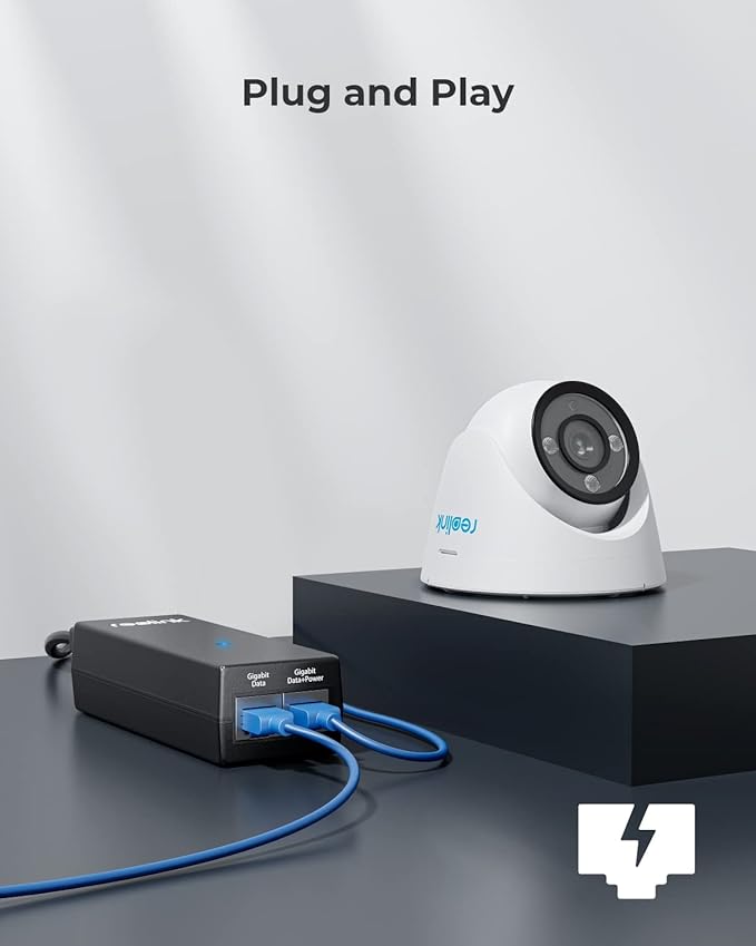 REOLINK Duo 2 PoE Bundle RLA-PI1, One Cable Offer Both Power and Data, Color Night Vision, 2 Way Talk, Smart Detection, 8MP HD Security Camera System
