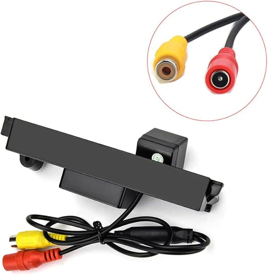 Vlicevrn HD Fisheye Vehicle Car Rear View Camera Night Vision Backup Parking Camera for Toyota 4Runner N210 MK4 / Hilux Surf N210 / SW4 N210 MK4 / Fortuner/Innova (Golden Fisheye Fixed)