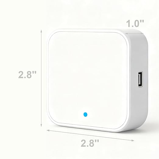 G2 Gateway for Smart Door Lock(TT Lock), White, WiFi Hub Controller with USB Port