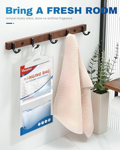 Vacplus Moisture Absorber, 20Pack Hanging, Strong Absorption, Unscented