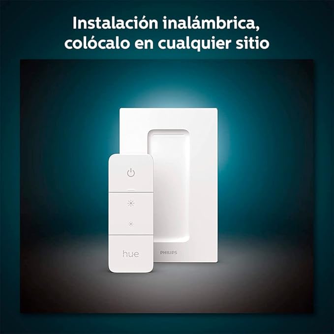 Philips Hue Smart Lighting Bundle with Color Bulbs and Dimmer Switch (60W)