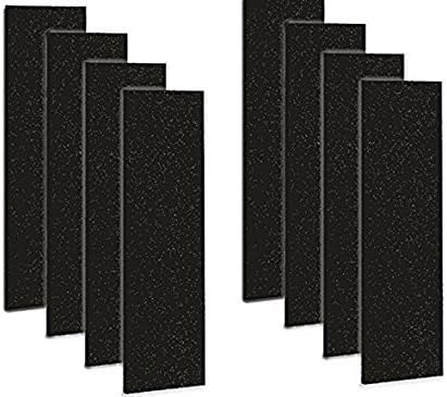 CFS – 4.8" x 15.75" Activated Carbon Pre-Filters Compatible with FLT4825 HEPA Filter & AC4800 Series (Filter B) – Charcoal Air Filter Sheets – Fresh & Filtered Indoor Air – 8 Pack
