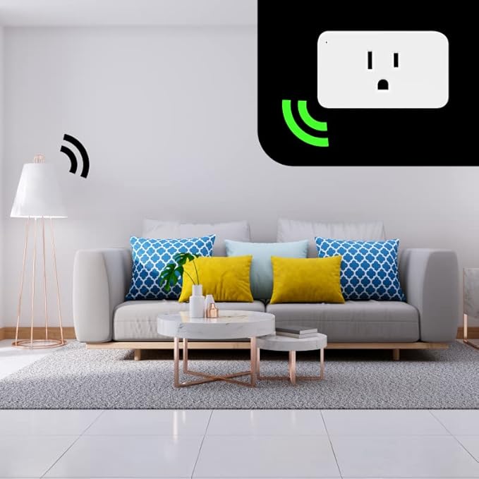 Zooz 800 Series Z-Wave Long Range Smart Plug ZEN04 800LR | Hub Required | Works with the Z-Box Hub, Home Assistant, and Hubitat
