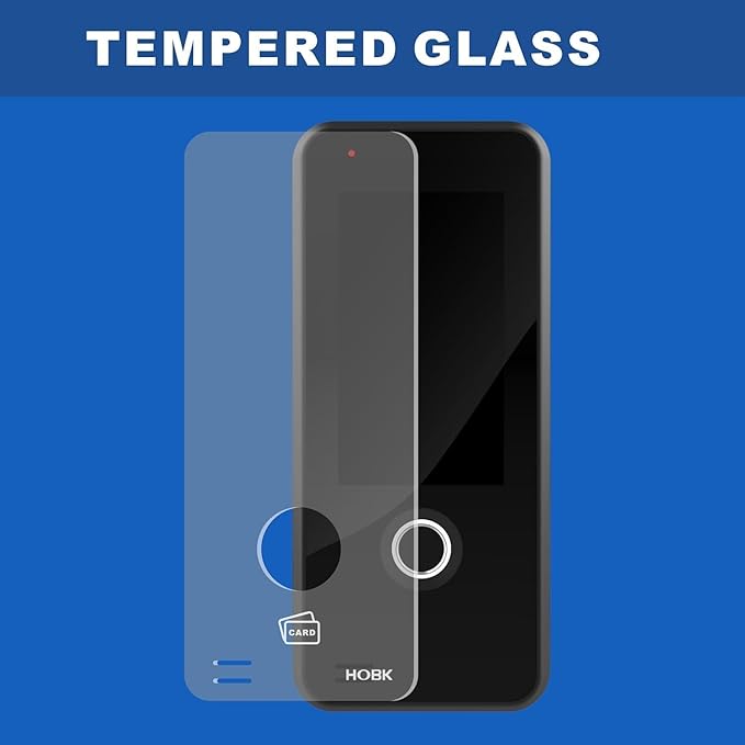 UHPPOTE Fingerprint Door Access Control Keypad Terminal Biometrics Access Controller w/ 4.3-inch Touch Screen Support Tuya App WiFi