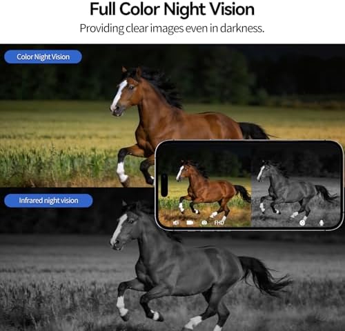 5MP 4G LTE Cellular Solar Security Camera Outdoor: No WiFi Needed
