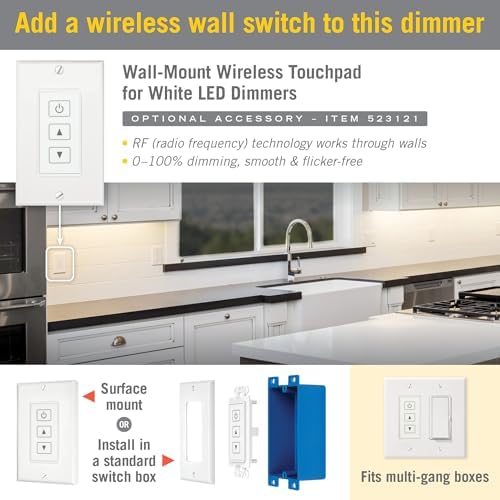 Armacost Lighting ProLine Rotary Knob LED Strip Light Dimmer 511129N