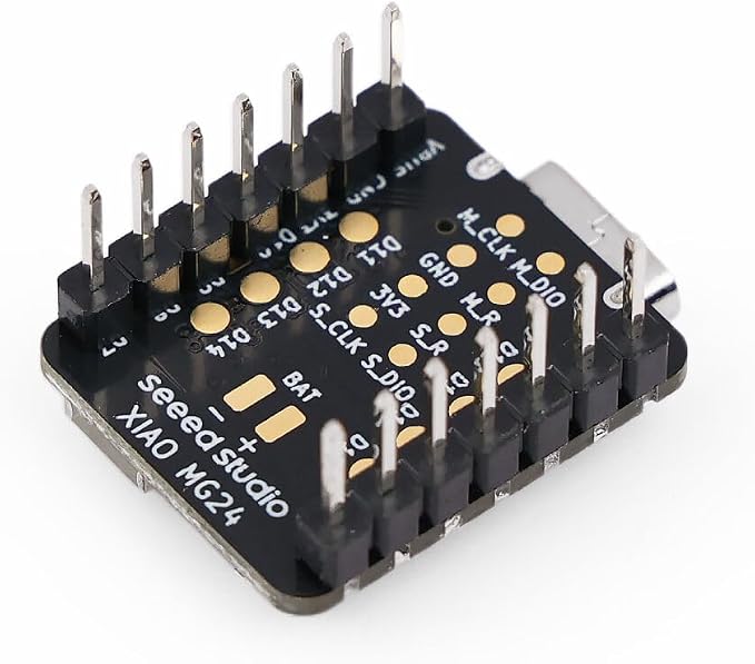 Seeed Studio XIAO MG24 3PCS Pack - Silicon Labs EFR32MG24, Matter Native Over Thread/BLE 5.3, Arduino IDE Compatible, 1.95μA Ultra-Low-Power, Secure Vault, 19 GPIOs