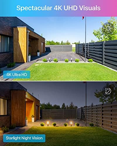 ZOSI 8CH 4K PoE Security Camera System, 2TB Hard Drive, Person Vehicle Detection,4pcs 4K Indoor Outdoor PoE IP Dome Cameras with 2 Way Audio,Color Night Vision,8 Ports 16CH 8MP NVR for 24-7 Recording