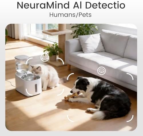 youkey 2.5K Indoor Pet Security Camera, Two-Way Audio Chat to Your Pets, AI Pet/Human Detection, 360° AI Human Tracking, Privacy Mode, No Monthly Fees, Night Vision, WiFi 6(2.4GHz & 5GHz)