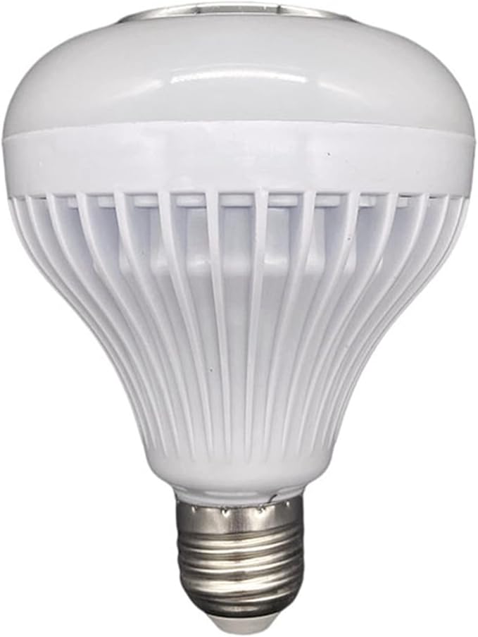 Music Light Bulb Plastic RGB Multicolor Adjustable Smart Light Bulb 12W for Bar Restaurant