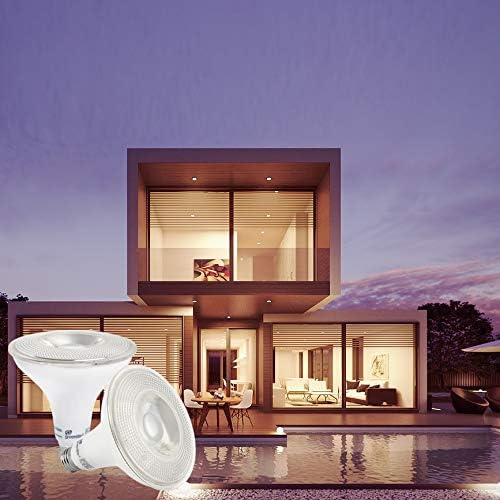 LED PAR38 15W Dusk to Dawn Photocell Flood Light Bulb, 3000K Bright White, 120W Equivalent, 1250 Lumens, Weatherproof, Dimmable, E26 Medium Base, 120V, Energy Star, (1 Pack)