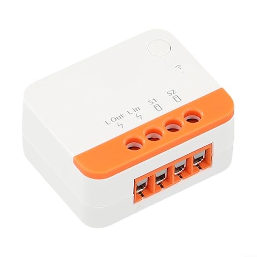 for SONOFF ZBMINI-L2 for ZIGBEE 3.0 Smart Switch Two-Way Relay Module No Neutral Wire Required Voice Control Timer Scene for DIY Home Automation 100-240V(1PCS)