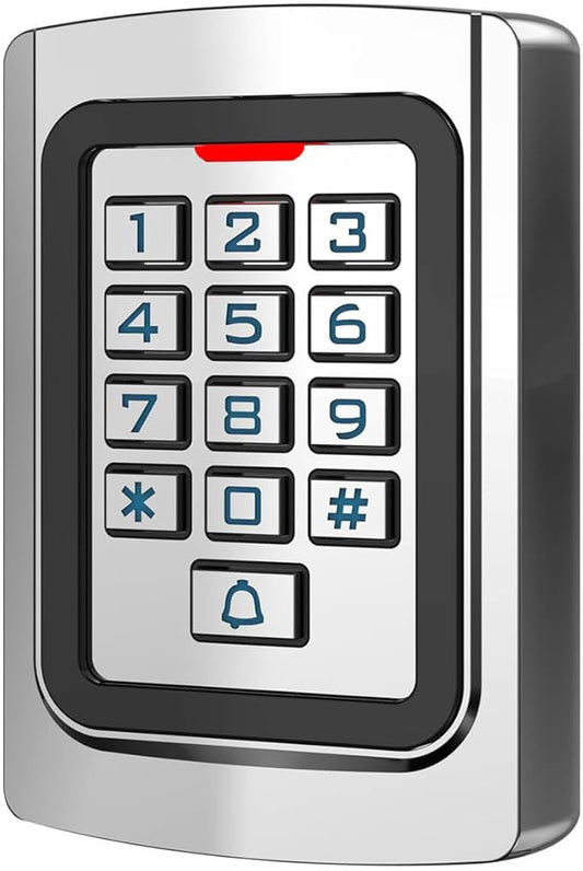 Door Access Control System 600lb Electric Magnetic Door Lock Kit Waterproof Keypad ID Card Smartphone Tuya App Remote Control