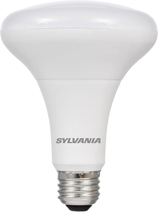 Sylvania LED Flood BR30 Light Bulb, 100W Equivalent Efficient 17W, Dimmable 2700K, Soft White - 2 Pack (40288)