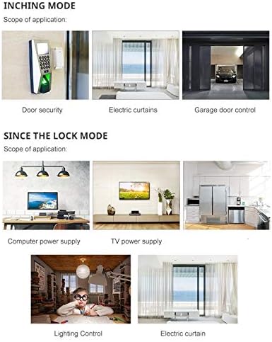 WiFi Wireless Smart Switch Relay Module for Smart Home 5V 5V/12V,Ba Applied to Access Control, Turn on PC, Garage Door (5v)