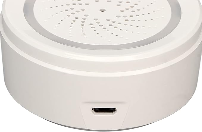 Smart Siren Alarm, 105dB, APP Control, Alarm for Home Security Alarm, Panic Alarm, Audible Alerts, Remote Control, Support and Google Home Assistant