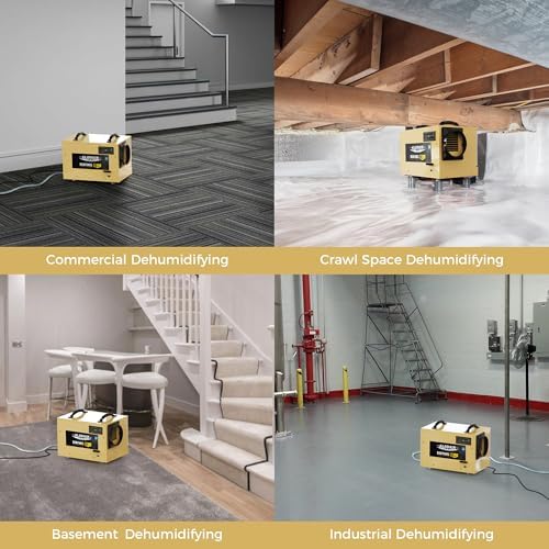 ALORAIR 120 Pints Energy Star Crawlspace Dehumidifier, Sentinel HD55S Gold